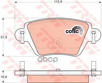 

Brake disc pads TRW/Lucas art. Gdb1525