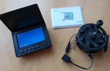 LUCKY-Cámara de inspección y pesca subacuática portátil, videocámara de visión nocturna de 4,3 pulgadas, impermeable IP68, Cable de 20M para hielo/Mar