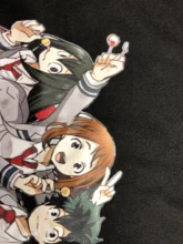 Camisetas cuello redondo manga corta Camiseta 2020 nueva mujer T camisa camisetas Anime Academia My Hero de verano de las mujeres camiseta