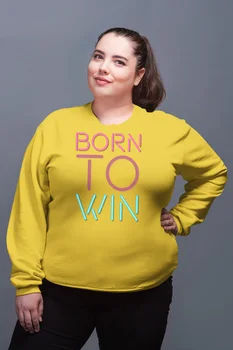 

Angemiel Wear Win For Born Yellow Women Sweatshirts