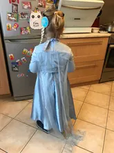 Elsa Dresses For Girls Princess Party Elsa Costume Snow Queen 2 Cosplay Elza Vestidos