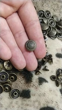 Nuevo de alta calidad 20 set/lote 15mm latón Metal botones botón cierres a presión de costura de cuero manualidades para ropa bolsas de prendas de vestir