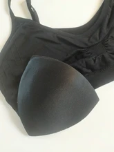 Sujetador de entrenamiento deportivos para mujer, Chaqueta corta para gimnasio y correr, relleno, transpirable, fino sin aros, chaleco con correa para Yoga, ejercicio en casa, 2018