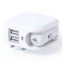 USB зарядное устройство для стены и автомобиля 2100 mAh 145578