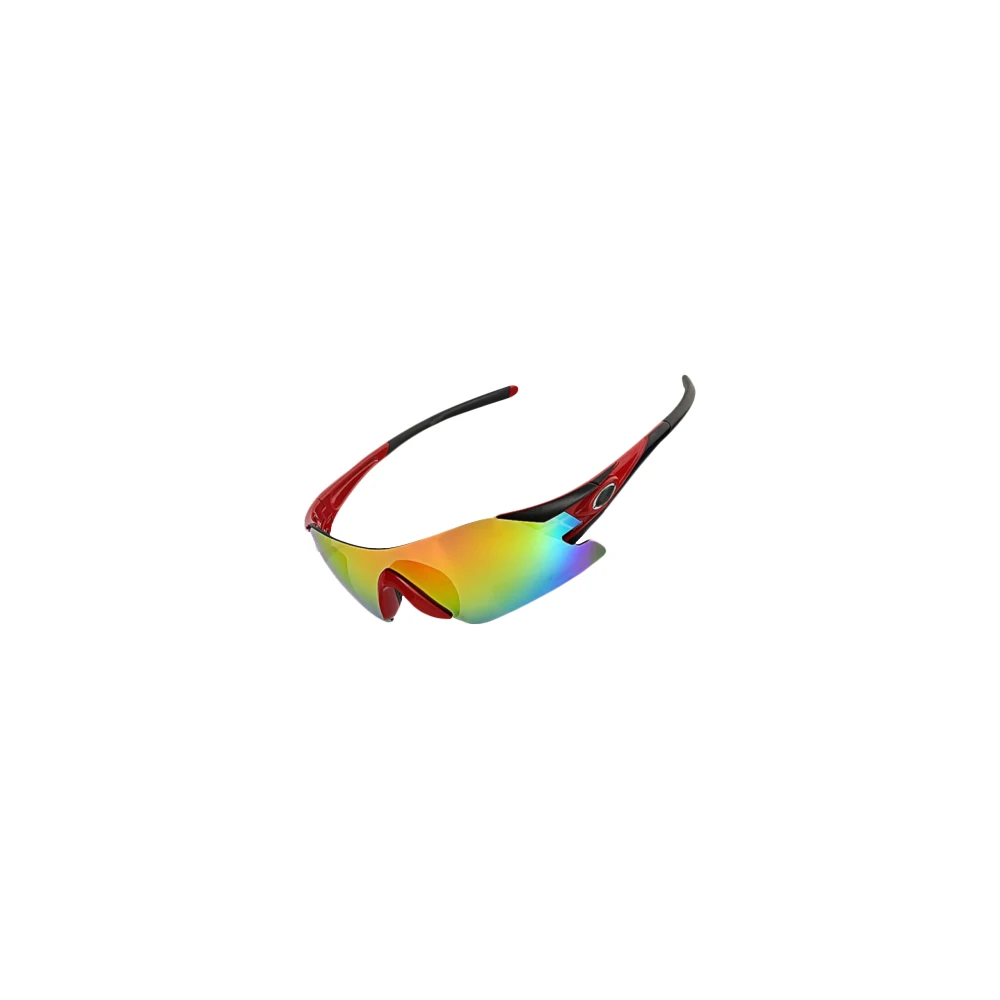 Очки велосипедные Vinca Sport VG 25 black/red cо сменными серыми и желтыми линзами