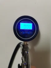 Manómetro Digital LCD para neumáticos de coche y motocicleta, medidor de aire PSI de 1/8 pulgadas NPT precisión: 0.01Bar, 0-200PSI