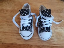 Zapatos de muñeca Unisex, zapatillas de lona de 2019 cm, estilo nuevo, para muñeca BJD 7,5, Mini zapatos de moda para DIY para muñecas rusas, 1/3