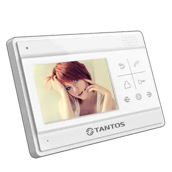 

Видеодомофон Tantos LILU SD. Экран 4”, CVBS (PAL), microSD, запись фото, до 2-х вызывных панелей, до 4 мониторов, внешний БП