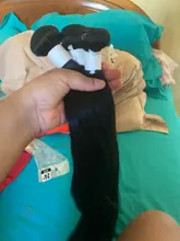 Mechones de pelo brasileño Remy de 8-28 30 32 40 pulgadas recto de Wigirl 100% cabello humano Natural 1 3 4 mechones