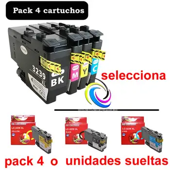 

To Brother LC-3239, LC3239 Pack 4 or units COMPATIBLE To HL-J6000DW, HL-J6100DW, MFC-J5945DW, MFC-J6945DW, MFC-J6947DW