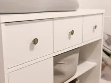 KAK-Ganchos de latón estilo pastoral de pared para colgar ropa, conchas de estilo nórdico para gabinete, perillas de baño, cocina y pasillo, muebles, color dorado