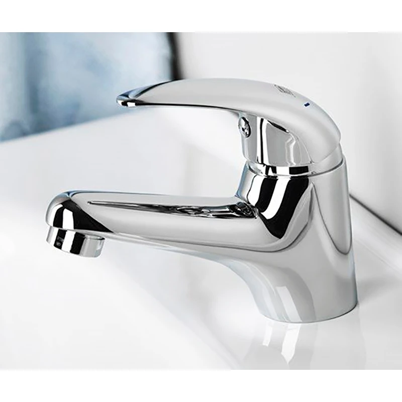 Смеситель для умывальника WasserKRAFT Isen 2603(Керамический картридж, гибкая подводка G1/2, латунь, хромоникелевое пок