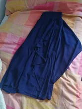 Pantalones de gasa de talla grande 6XL para mujer, falda holgada de pierna ancha, pantalones elásticos elegantes de cintura alta X846, novedad de Verano de 2020