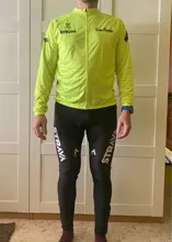 2020 Strava Jersey Ciclismo hombres conjunto de manga larga bicicleta MTB Ropa de traje de Ropa de Hombre Ropa de bicicleta 20D GEL pantalones de babero