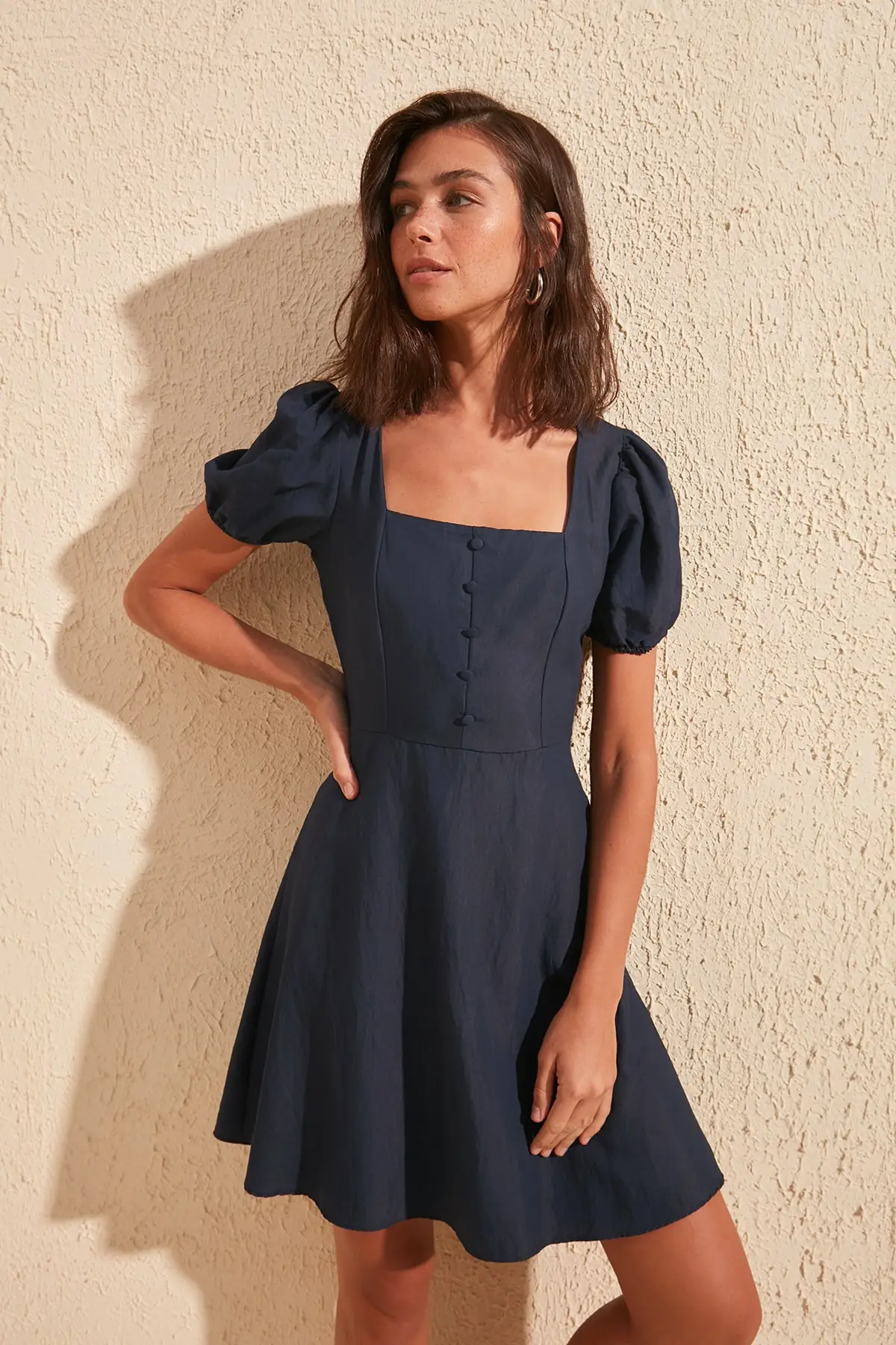 

Trendyol Square Collar Dress TWOSS20EL0905
