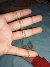 Colgante de plata de ley 925 con diamantes cuadrados pequeños para mujer, collar de oro de 14k, cadena de clavícula Simple brillante para mujer