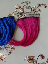 Pinza de chica bonita para el cabello para mujer, accesorio de Pelo fino con flequillo frontal y flecos