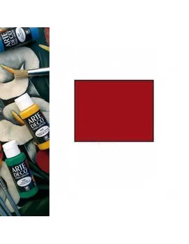 

ACRYLIC PAINT VALLEJO MODEL ART DECO CARMINE COLOR POT 60 ML OPAQUE COLORS