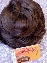 Peluca completa de cabello sintético para mujer, rizos oscuros cortos, pelucas espesas para el día a día
