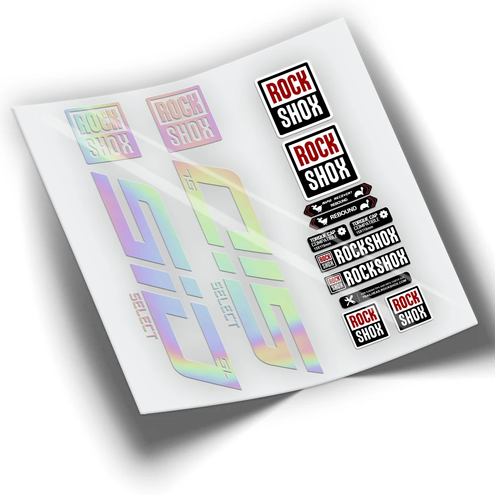 Pegatinas Della Clip Della Forcella Rockshox Sid Select Sl 2021 Vinilo Wp347  Adesivi