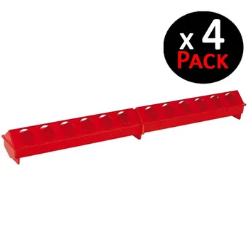 

Feeder hens plastic with hollow 1 meter. Pack 4 units