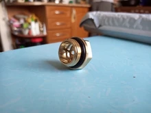 1/2-Oil-Level Sight Glass Window Bsp Male Air-Compressor-Gearbox Brass for Hex-Head M33/M42