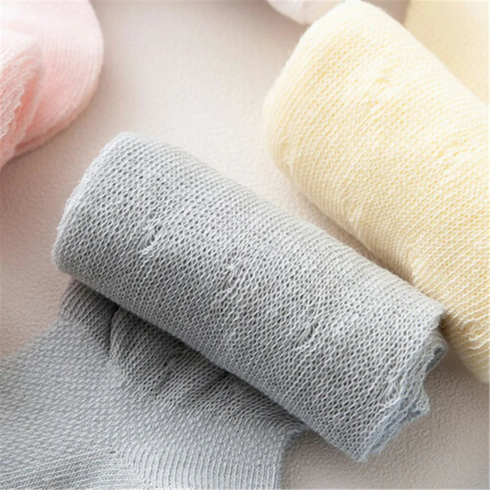 Baby Girl Stockings Summer Knee-High Socks Infant Lace Bowknot Princess Cotton Long Tube Booties For 0-4T