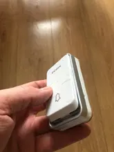 Wireless Doorbell Battery Receiver Self-Generating Remote Waterproof Veryhome Buttonus