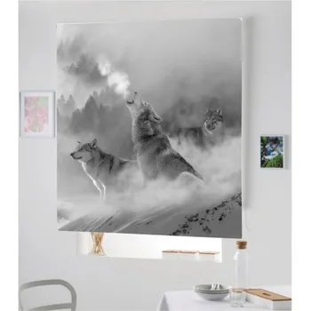 

Blind Iroa Digital Wolves! ROLLER BLINDS TRANSLUCENT! (100X170)