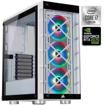 

Computer desktop PC GAMING RTX107 Intel i7-10700 DDR4 16GB HDD SSD 500GB M.2 MNVe PCIe + 4TB, RTX 2070 SUPER 8G USB 3.0