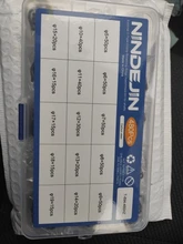 NINDEJIN-Juego de anillos de retención de presión, clip de circlip externo, acero inoxidable, acero al carbono, 5-19mm, 480 Uds.