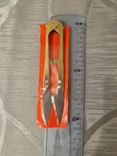 ZtDpLsd 1 Uds nuevo útil de acero inoxidable de U-forma de usar tijeras para cortar la línea de pesca recorte Nipper esencial accesorios con forma de cruz