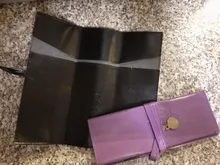 Nuevo estilo de cuero de la PU monedero bolsa de maquillaje Pem lápiz caso cosmético bolso Retro
