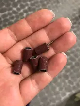 ERUIKA-Kit de accesorios para manicura, kit de bandas de pulido de uñas 100 unds/pack, brocas eléctricas, accesorios, lijado recargable, herramientas de arte de uñas