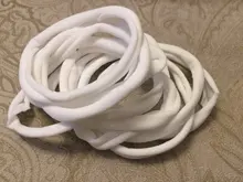 10 unids/lote diadema de nailon para bebé niña DIY accesorios de Pelo elástico banda de la cabeza de los niños de moda sombreros bebé turbante