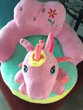 Funda de asientos para bebé, soporte para sofá, silla de felpa para aprender a sentarse, para alimentar, piel, esponjoso, sin relleno