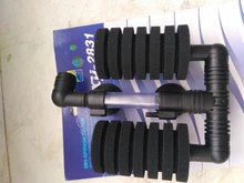 Air Bubble Filter Black Biochemical Sponges for aquarium fish tank water filter cleaning,