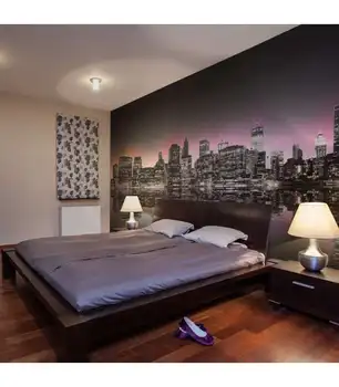 

Mural-Colorful glow over NYC
