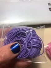 Cuerda de algodón encerado coreano, cuerda de rosca, correa para collar, cuentas para pulsera DIY, accesorios para fabricación de joyas, 10 m/lote