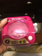 Minimáquina de simulación para niños, juguete para jugar a las casitas, brocha eléctrica para maquillaje, herramienta nueva y con patrones bonitos a la moda