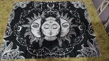 Carpet Tapestry Bed-Cover Wall-Cloth Skeleton Mandala Home-Decor Moon Black Gossi