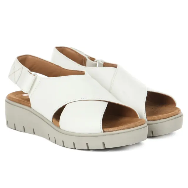 Sandalias clarks blancas Clearance