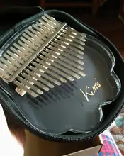 Stick Hammer Tuner Piano-Finger-Piano-Gift Kalimba-Case Thumb Acrylic Transparent 17-Key