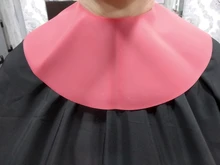 Capa de corte de pelo profesional, chal para cuello, capa de cuello envolvente de silicona, cubierta impermeable para peluquería, accesorios para peluquero