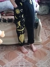 2021, Digital Luna estrella impreso Pantalones rectos pantalones a la moda Jeans moda impreso damas alta cintura niñas Denim Chic Pantalones