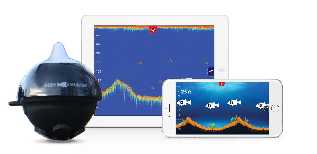 FishHunter Pro беспроводной WiFi эхолот|Рыболокаторы| |
