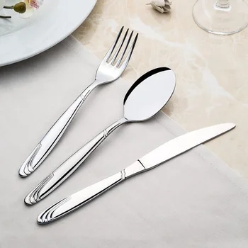 

Nehir İmran Lisbon 60 Pieces 12 Person Cutlery Set Kitchen Set Knife Spoon and Fork Set