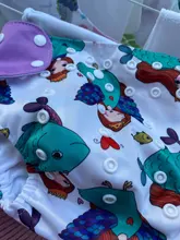 [Simfamily]-Conjunto de pañales para bebé, pañal de tela lavable reutilizable, cubierta ajustable ecológica, 3-15kg