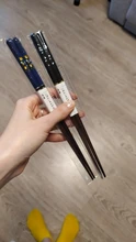 Wooden Chopsticks Cherry Tableware Long Vanzlife No-Slip Pointed Creative