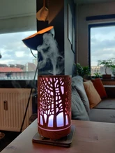 NMT 076 200ML Air Humidifier Essential Oil Aroma Diffuser Cold Mist Sprayer 7 Color LED
